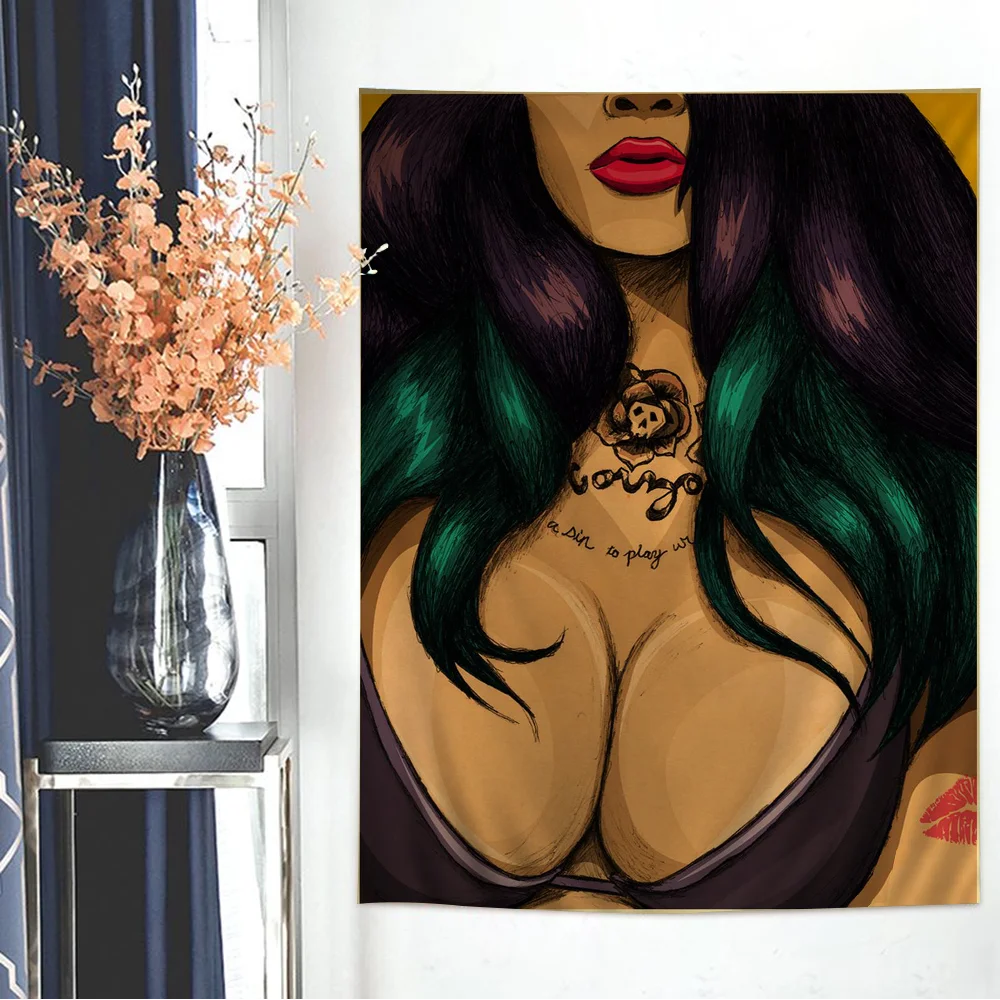 

Cool Anime Girls Colorful Tapestry Wall Hanging Cheap Hippie Wall Hanging Bohemian Wall Tapestries Mandala Wall Hanging Sheets