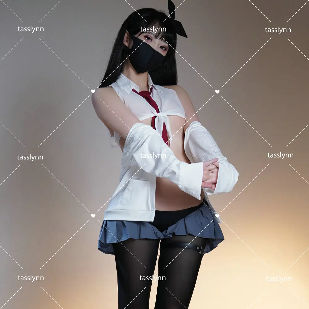 

Japanese School Girl Uniform Judgement JK Sailor Basic Cartoon Navy Sailor Uniform Halloween Costumes Coat Top Tie Skirt Socks