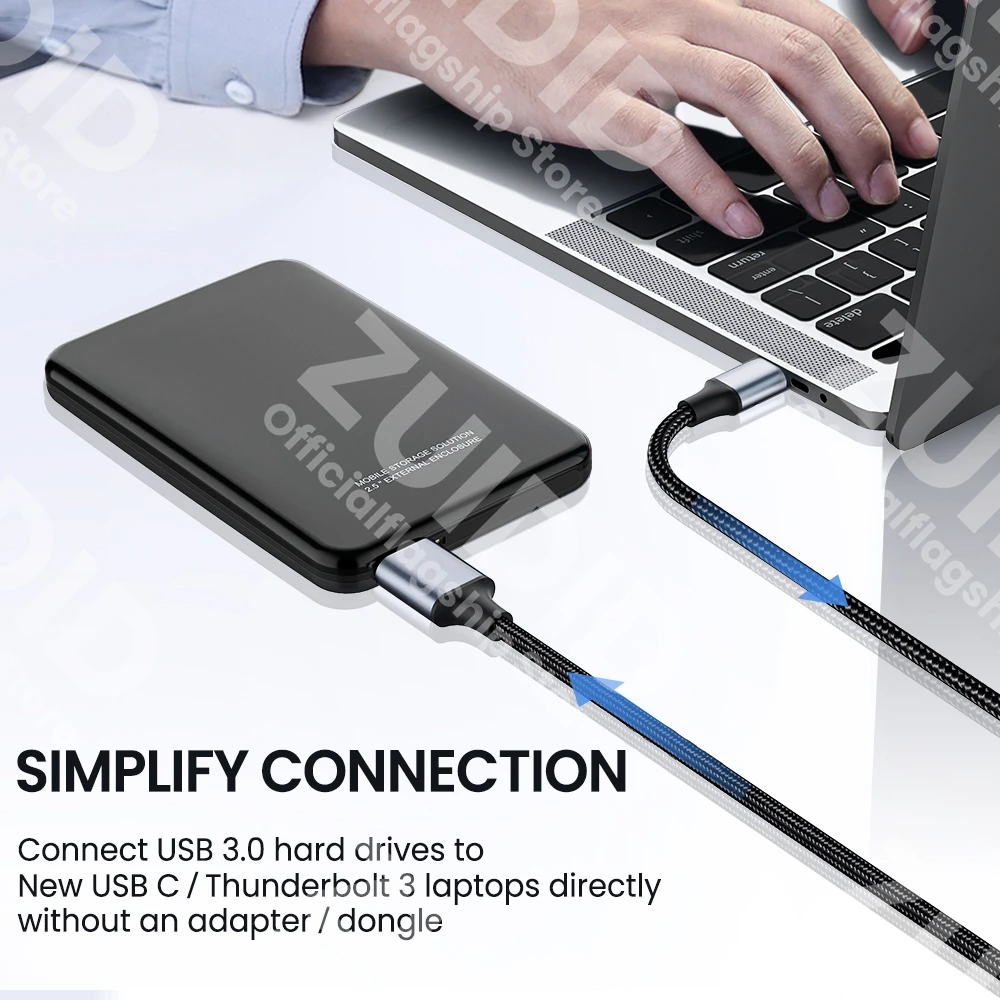 Kabel USB C do Micro B 3.0 5Gbps przewód do szybkiego ładowania 3A do dysku twardego macbooka dysk HDD SSD Case kabel USB typ C Micro B 2m