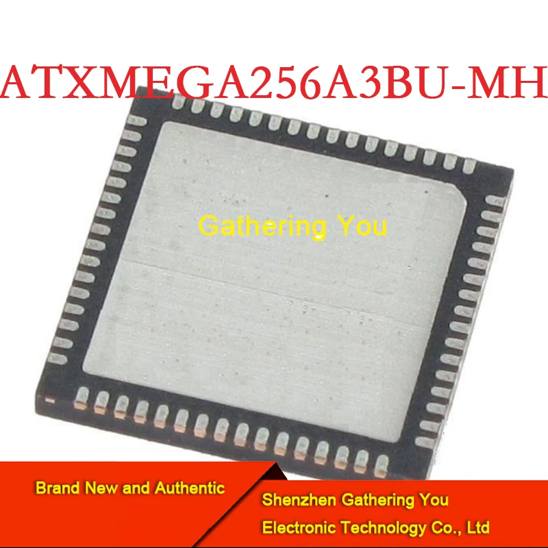 

ATXMEGA256A3BU-MH VQFN 8-bit microcontroller Brand New Authentic