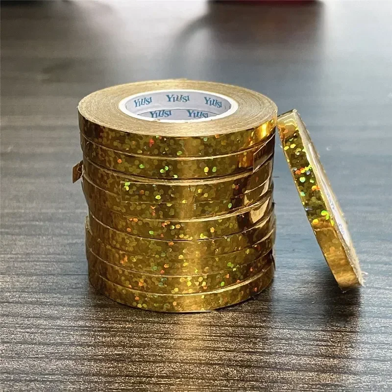 10Meter/Roll 5mm Balloon Ribbon Party Birthday Wedding Accessories Laser Balloon Chain Satin Ribbons Craft DIY Party Decoration