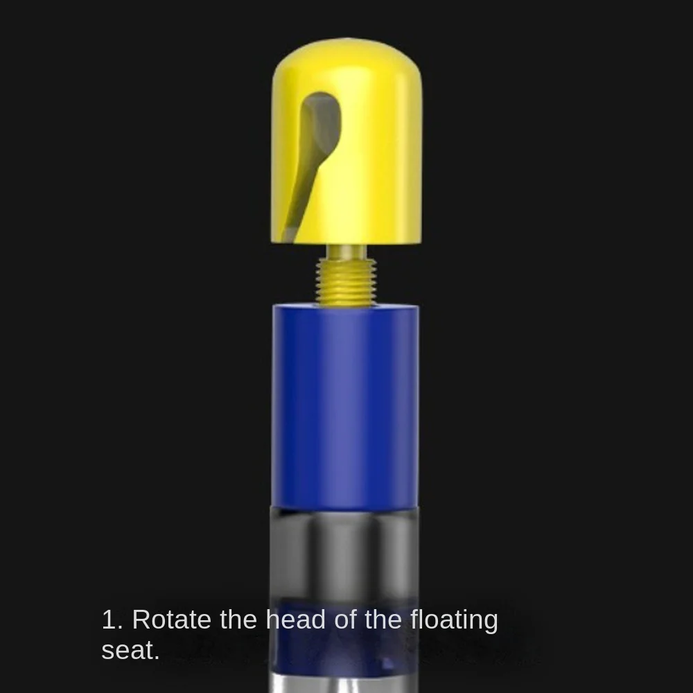 

1 Box Stopper Quick Replacement Fish Float Rest Detachable Rotation Fish Float Seat Anti Knot Swivel Fish Line