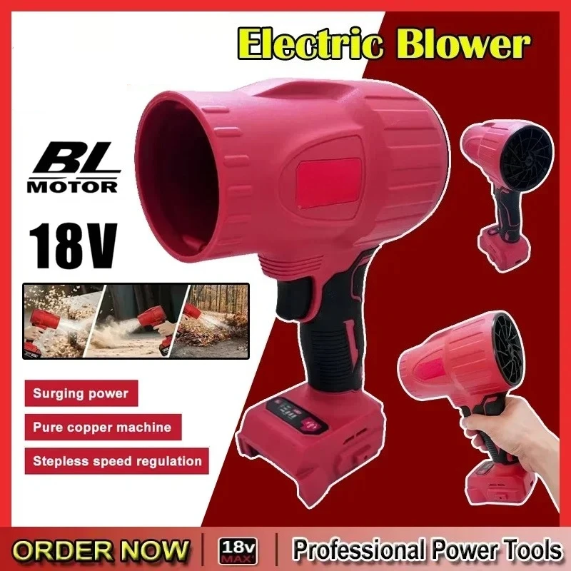 Electric Turbojet Fan 22000r/min Super Strong Wind Force Car Dust Removal Tool Car For 18V/20V Battery Pin blower