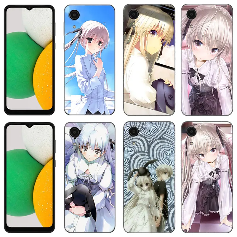 Yosuga no Sora Game Phone Case For Samsung Galaxy A01 A03 Core A04 E A02 A05 A10 A20 A21 A30 A50 S A6 A8 + A7 2018 Black Cover