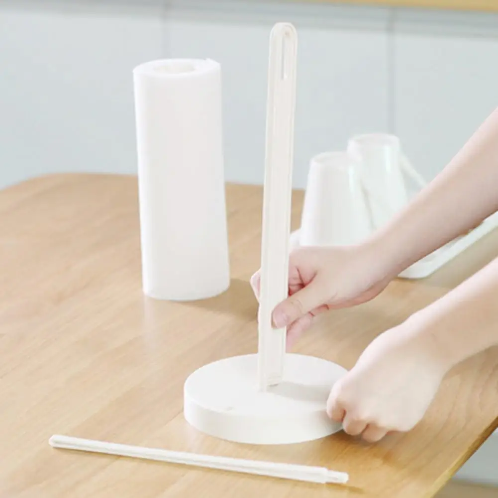 Paper Holder Roll Paper Rack Tissue Stand Nails-free Stand-type Roll Paper Stand Stand-type Kitchen Bathroom Paper Tissue Boxes