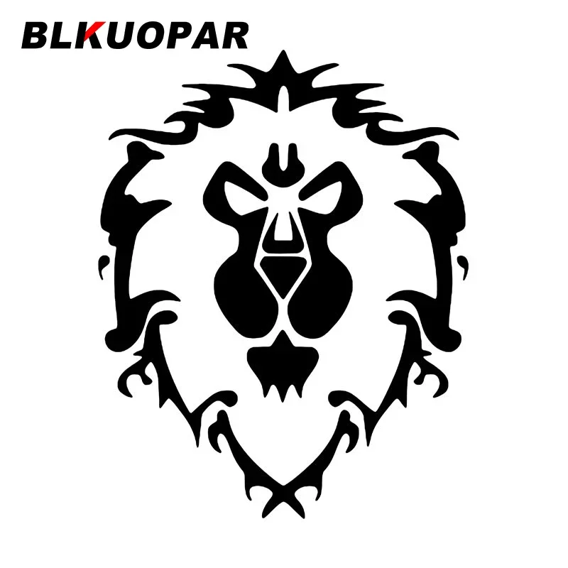 BLKUOPAR World of Warcraft Car Stickers JDM Anime Creative Waterproof Die-cut Scratch-Proof Sunscreen Windows Graphics Car Lable