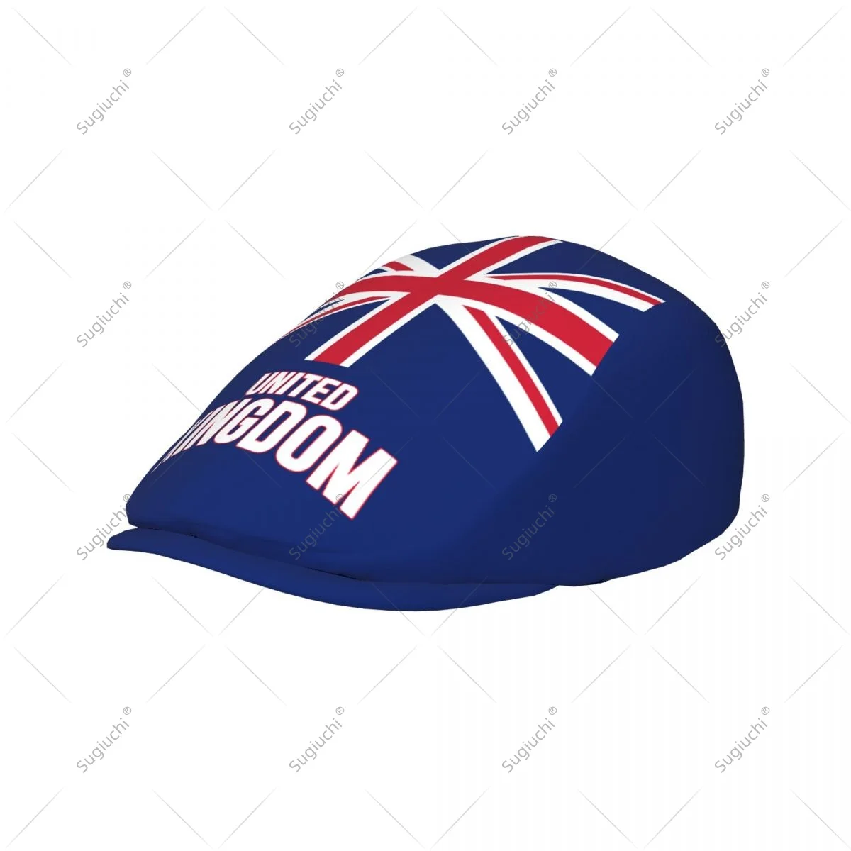 Forward cap United Kingdom Flag Men Women Flat Newsboy Driving Hat Cap Short Brim for Driving Daily visors hat