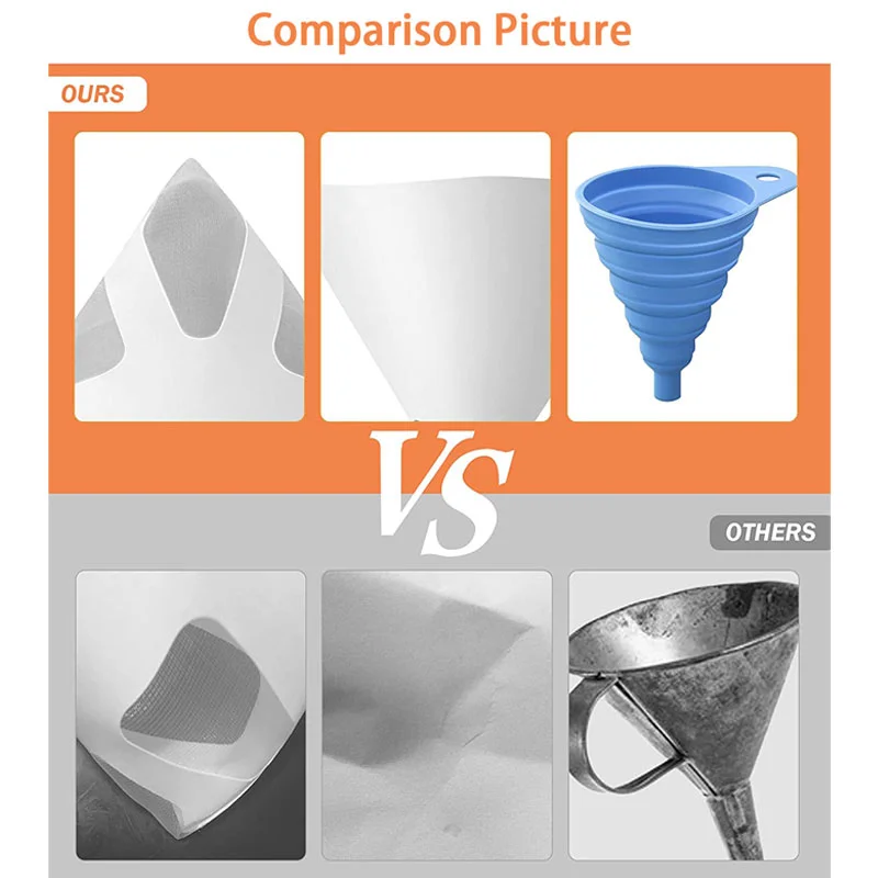 10/20/30Pcs Paint Filter Paper Purifying Straining Cup Funnel Disposable Paint Filte Mesh Conical Nylon Micron Paper