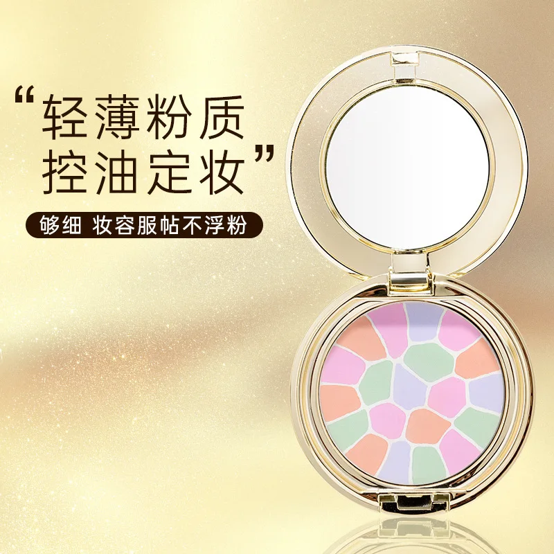 GUICAMI Pancake make up Powder Highlighter Palette Facial make up Palette Facial Contour Palette Long Lasting Oil Control