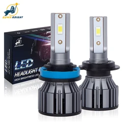 DAWNKNIGHT-자동차 Led 헤드 라이트, F41 H11 H7, H1 H4 9005 HB3 9006 HB4 9012 Led 전구 CSP 4300K 안개등 6000K 12V Led 전구 2 개