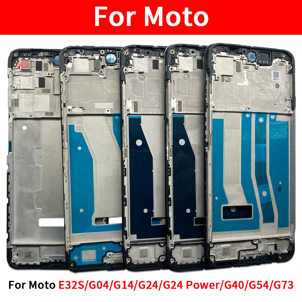 Middle Frame For Moto E32S G04 G14 G24 Power G40 G54 G73 Front Housing LCD Display Frame