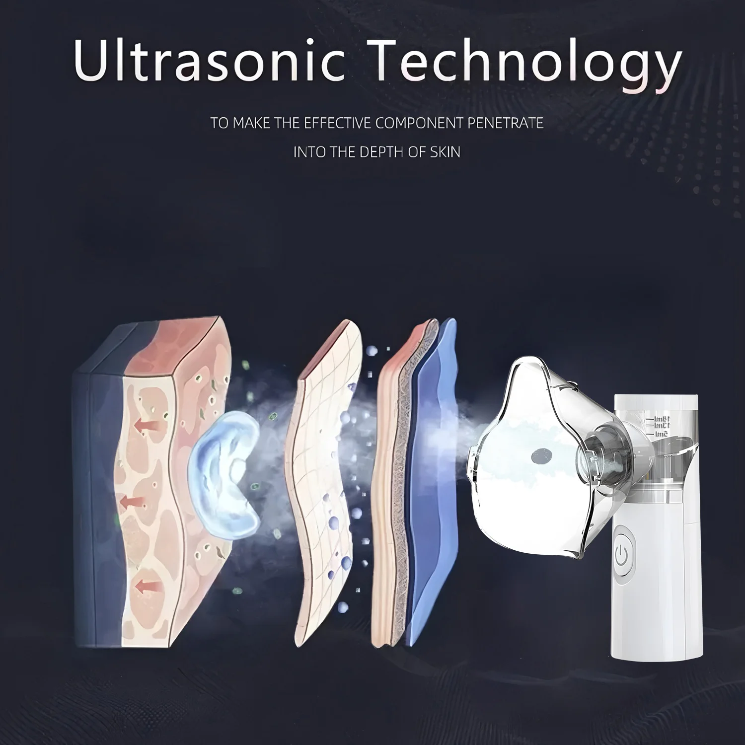 جهاز بخار الوجه الصغير المحمول للعناية بالبشرة بالوجه بخاخ رذاذ نانو مبخر الجمال المياه سبا البخاخات المرطب