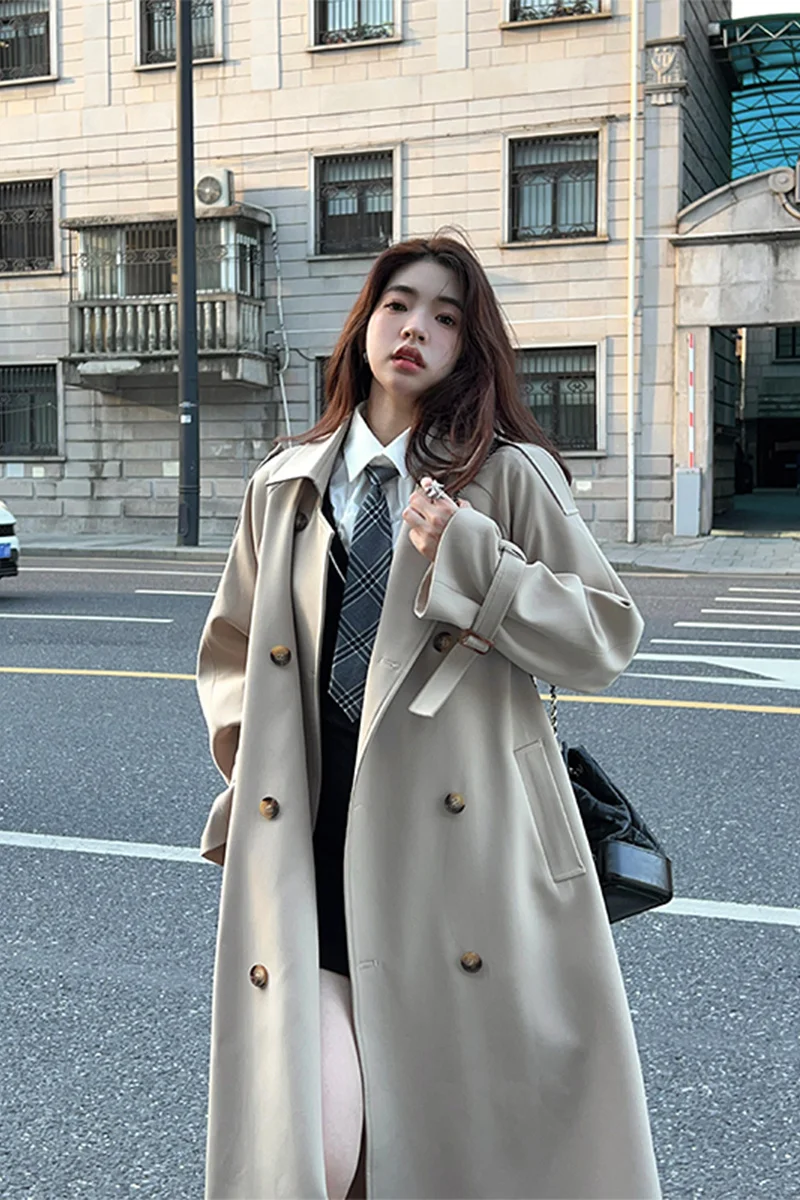 

Коричневый женский плащ с защитой от солнца, украшенный всем телом, изящный погон, расширенный красивый сложенный универсальный вариант