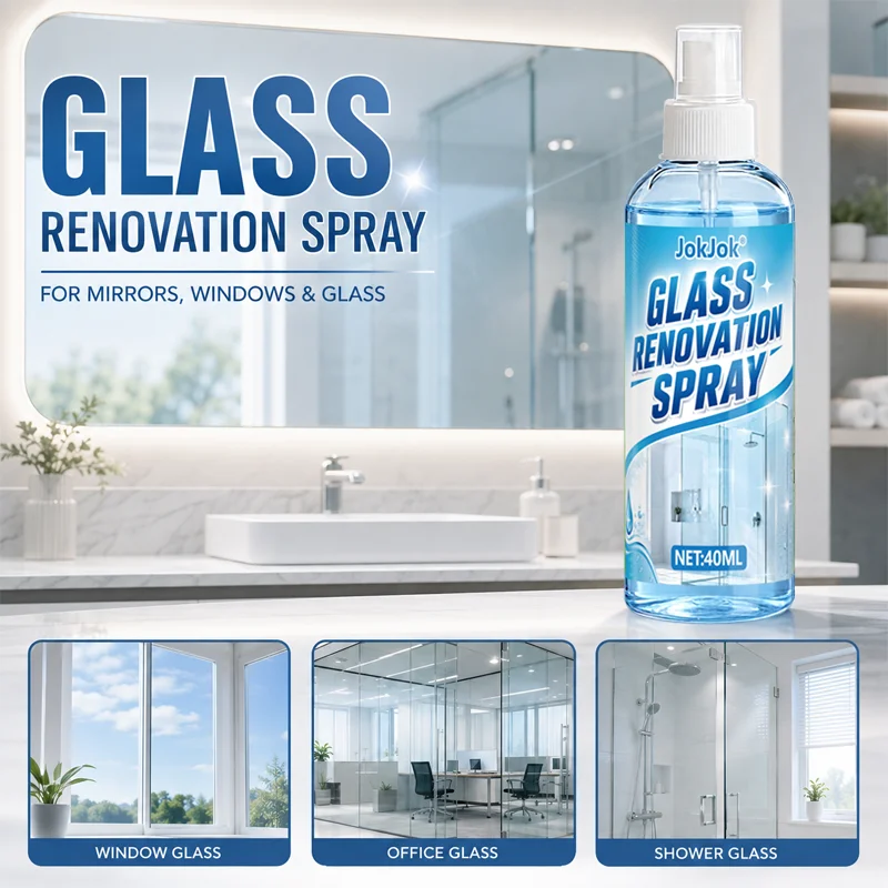 Powerful Bathroom Glass Polish Gel • Hard Water Stain Remover & Scale Cleaner for Shower Doors, Tiles, Stainless view 3