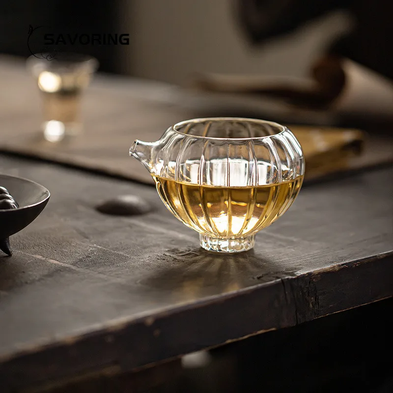 Heat Resistant Glass Chhai Fair Cup Cerative Puer Tea Cup Divide Tea Aesthetic Cups for Tea Sea Japanese Sea Oolong Drinkware