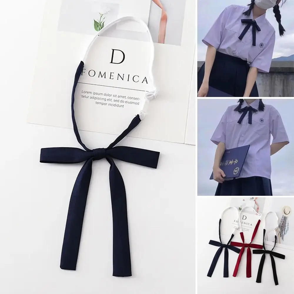 New Neck Flower Bow Tie Japanese JK Style Uniform Shirt Handmade Bowtie Clothing Accessories Cosplay Uniform Bow Tie Woman