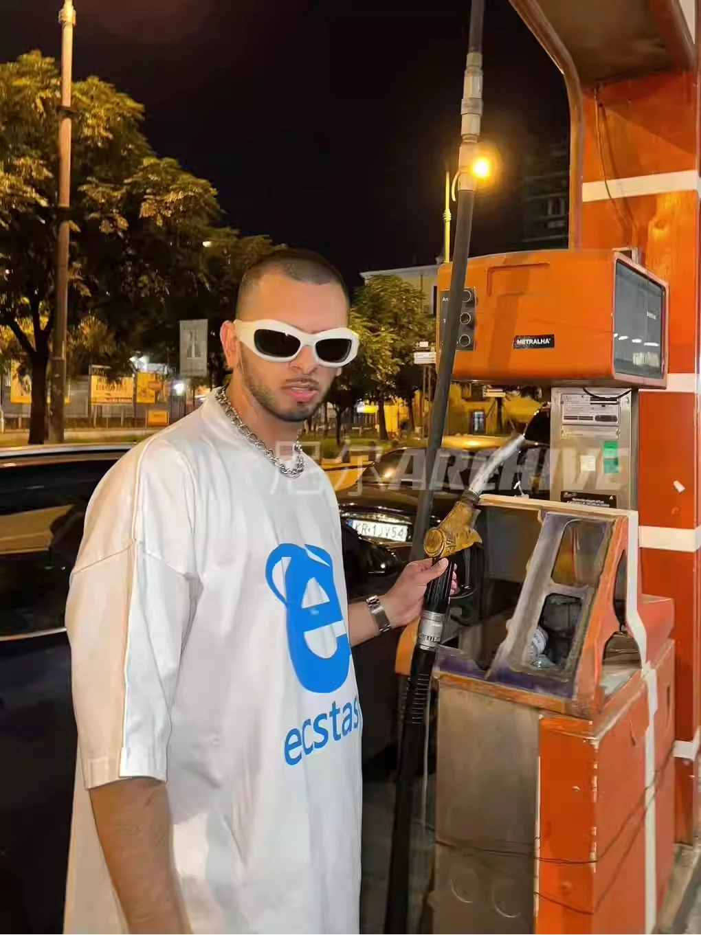 エクスタシー新 Tシャツ Y2K メンズ原宿白 Tシャツレターパターンプリントオーバーサイズルーズ半袖ゴシックトップストリート