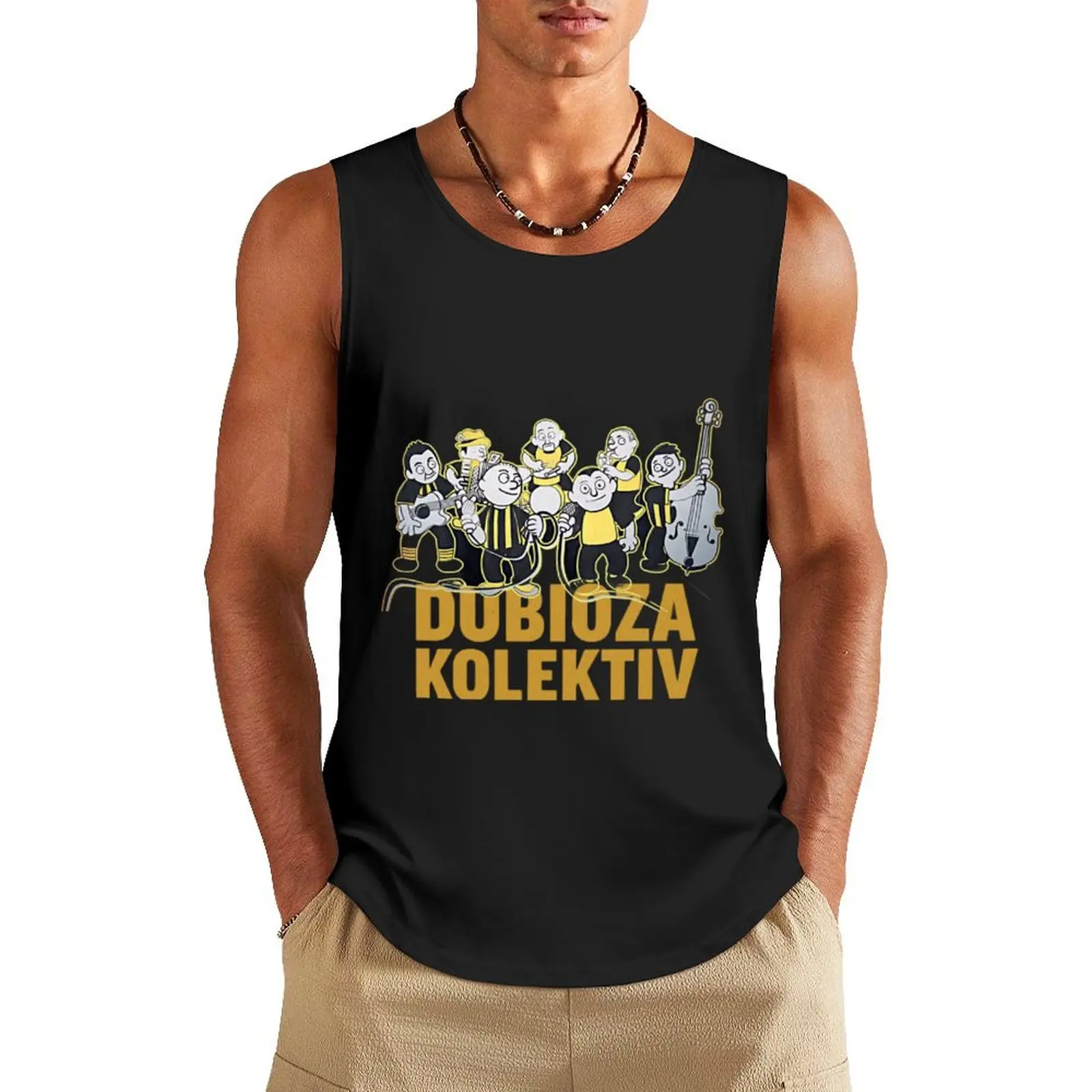 

Dubioza kolektiv Tank Top Men's sleeveless gym shirts t shirt
