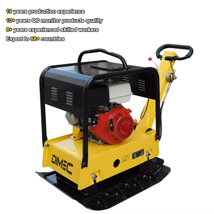 Reversible Vibratory Plate Compactor, 800m2/h High Efficiency Soil Tamping Power-driven For Industrial Foundation Construction