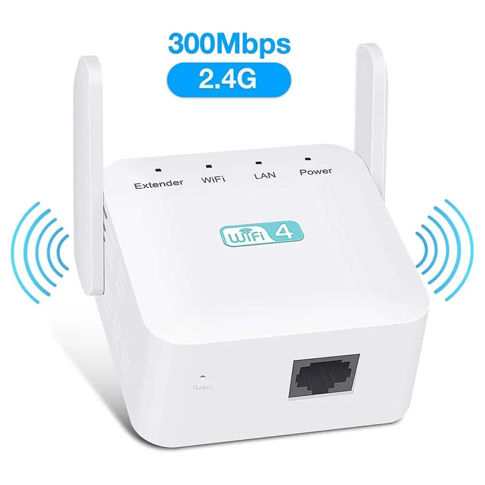 

Wireless WIFI Repeater 2.4GHz Wi-Fi Signal Booster Amplifier Home Long Range Network Expander Support Repeater/Router/AP Mode