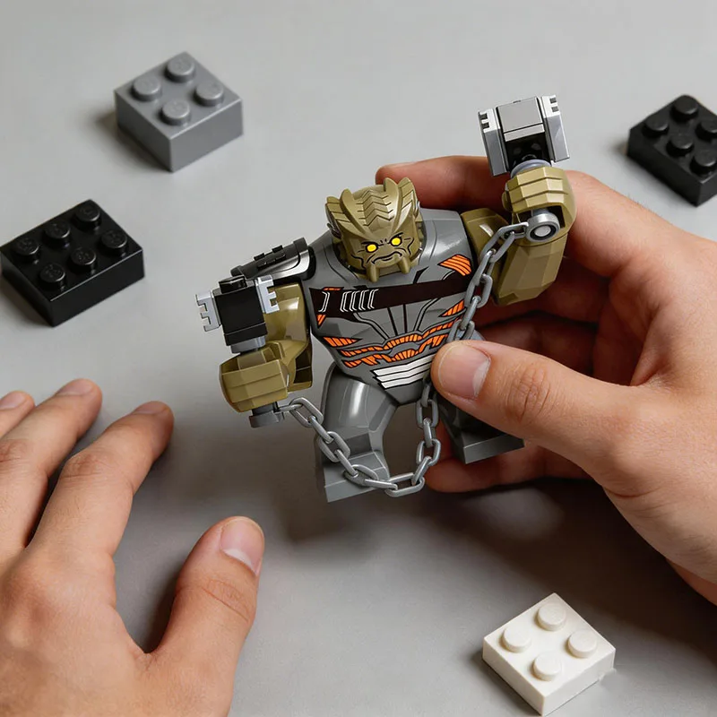 2026 Mini-Bausteine, Superheld Thanos, Hulk Puzzle-Bausatz, Mech Großhandel, Bausteine, Kinderspielzeug, Geschenke