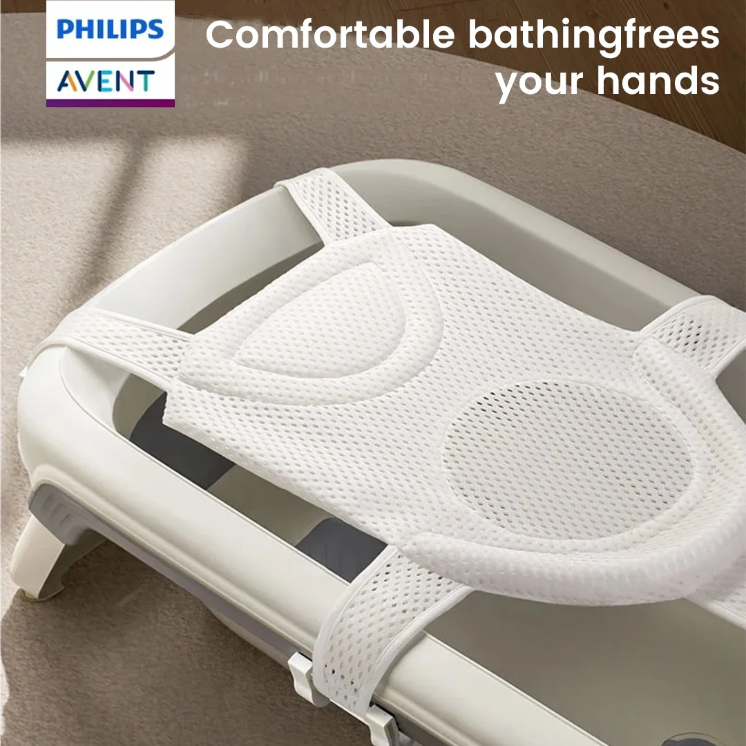 

Philips Avent детский коврик для ванной, регулируемая подушка для ванны для новорожденных, крестообразная противоскользящая подушка для ванны, душа, сиденье для кровати
