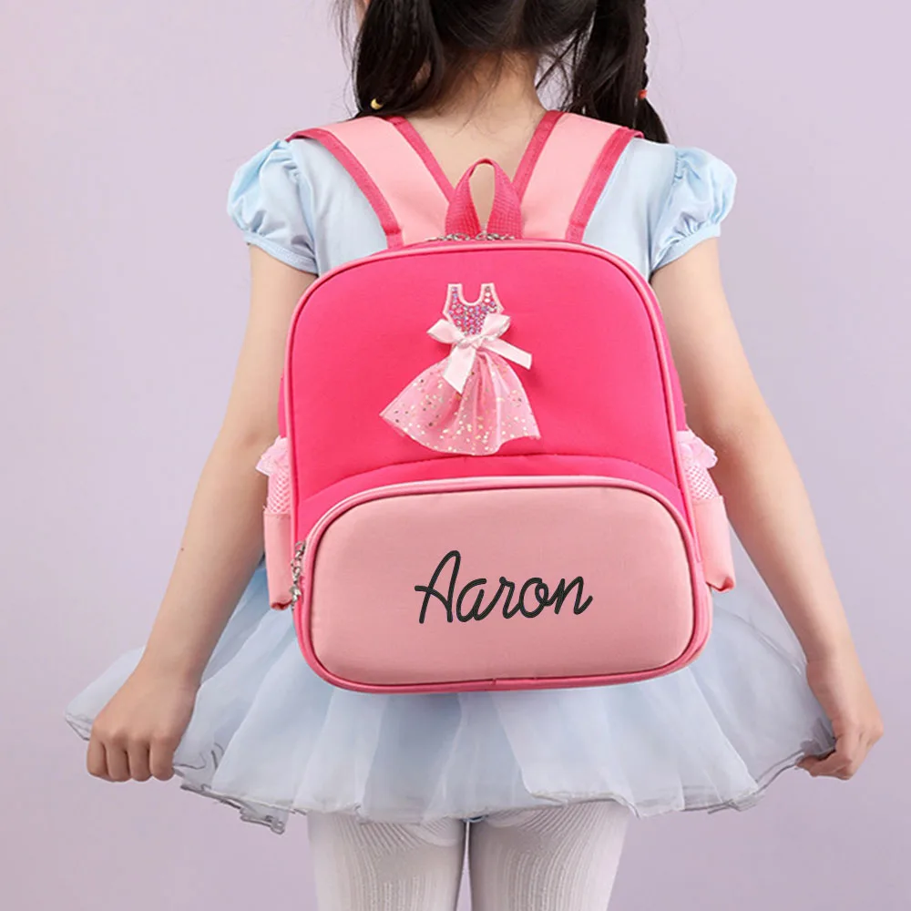 

Personalized New Lace Latin Dance Bag, Embroidered Girl Dance Bag with name, Children's Travel Snack Gift Bag