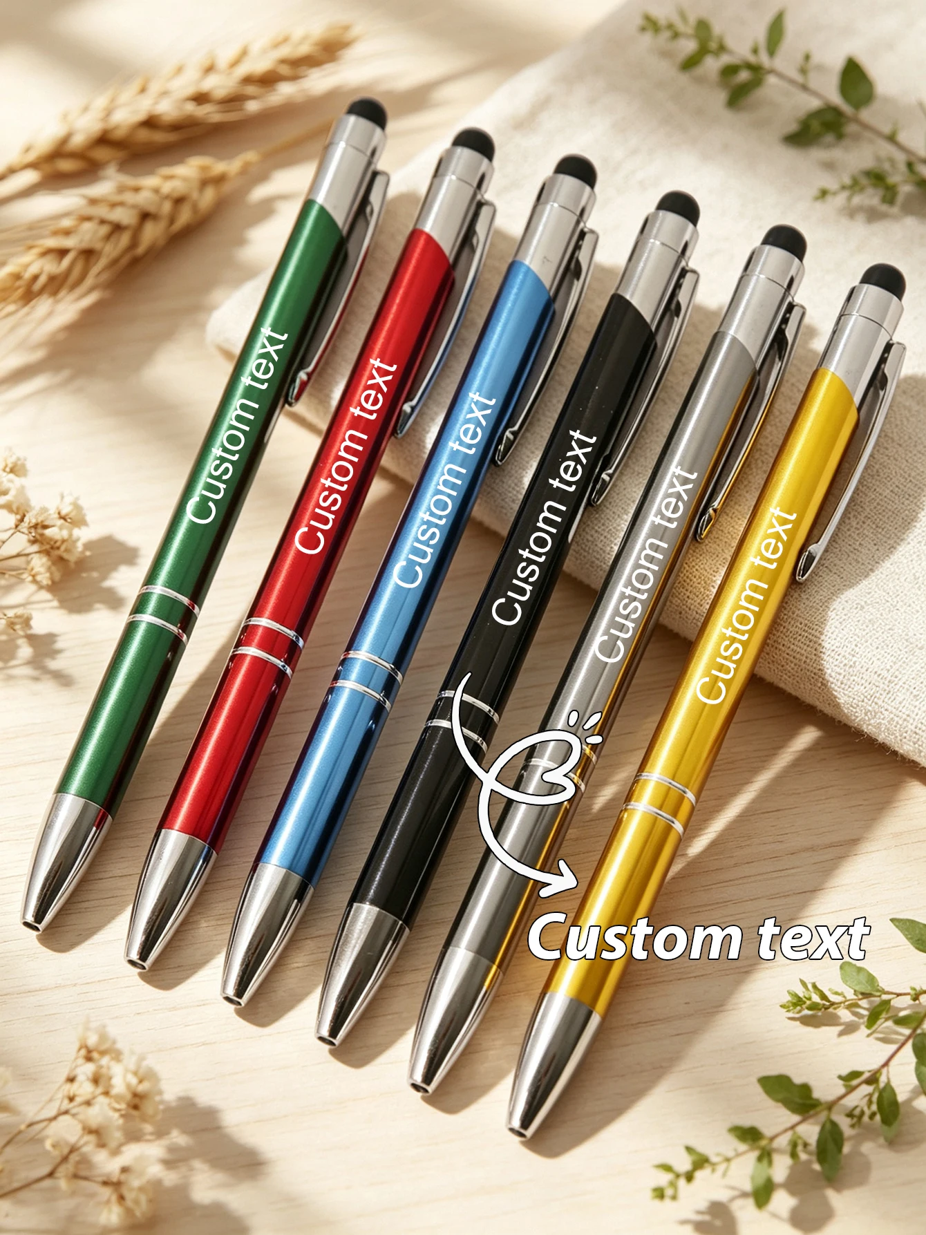 Luxury Metal Touch Pen Custom Engraved Bulk Corporate Gift for Boss And Executive Professional Office Supplies Work Gift