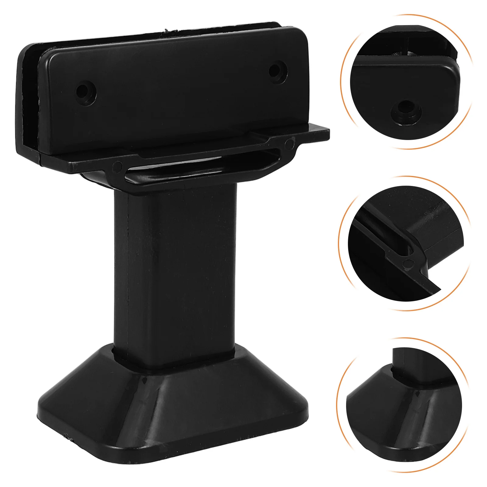 

Bathroom Partition Support Foot Durable Thickened Adjustable Plastic Bracket for Toilet Partition Public Restroom Accessory