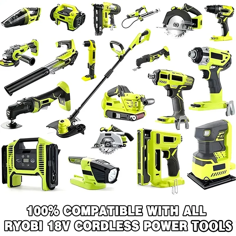 

18v Battery 8.0Ah Li-ion battery For Ryobi P108 One+ Cordless Power Tools RB18L50 RB18L40 RB18L25 P102 P103 P104 P105 P106 P107