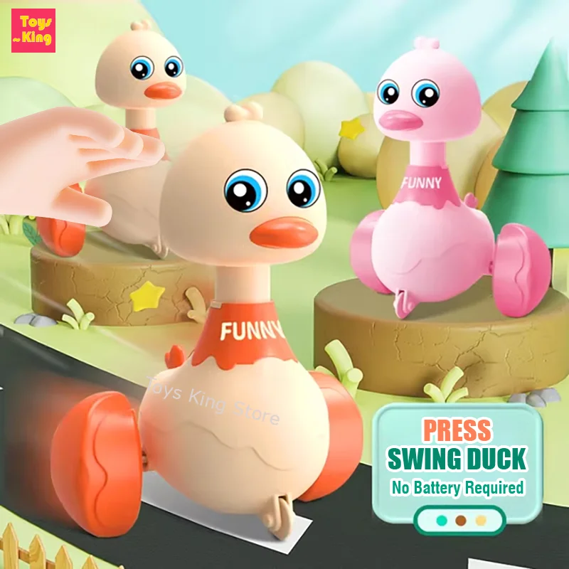 子供のためのアヒルの漫画のおもちゃ,車を引き戻す,慣性,動物,漫画,スライド,赤ちゃん,親,子供のためのゲーム,パズル,教育ギフト