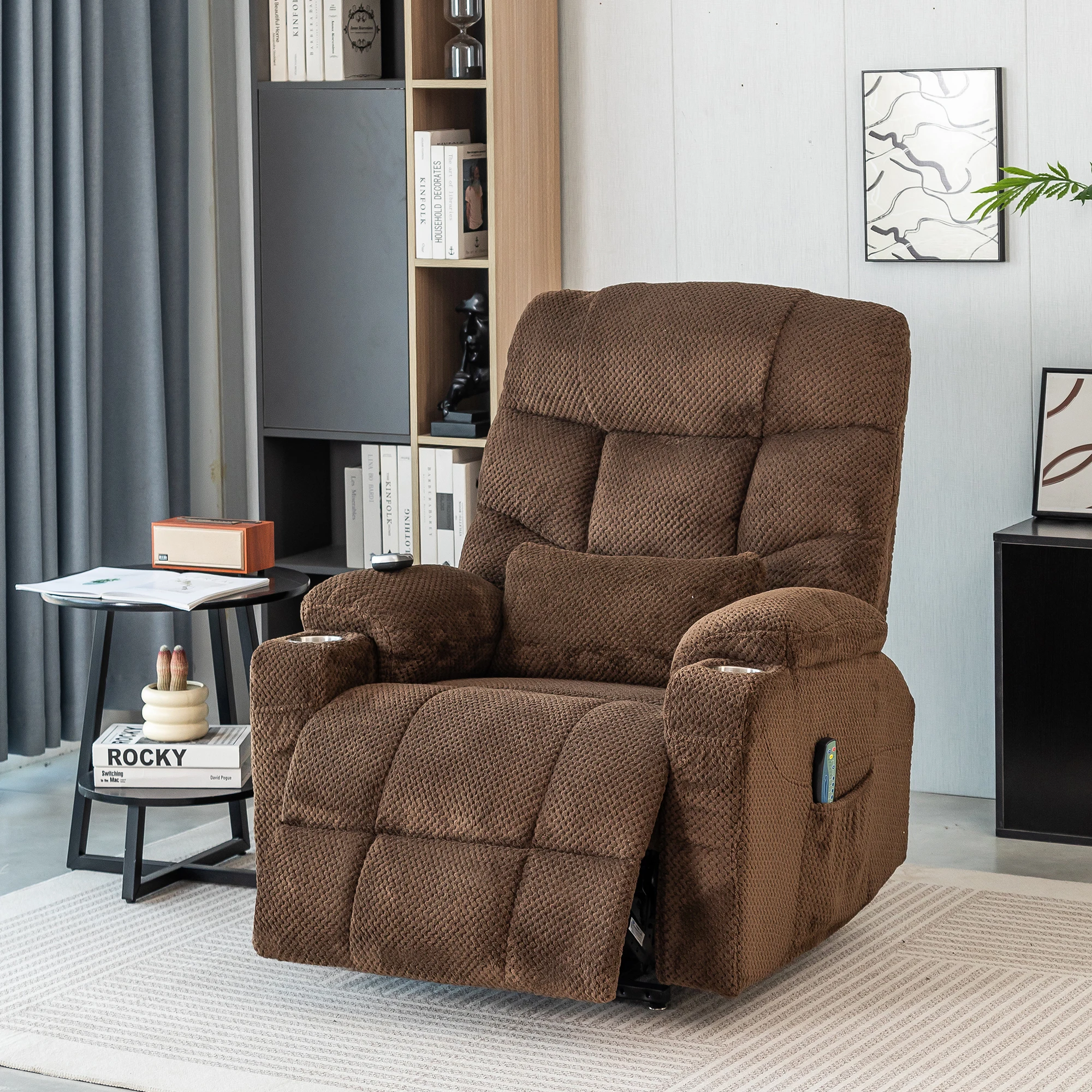 أثاث كرسي كهربائي حديث لكبار السن قابل للتعديل للاسترخاء والترفيه #5