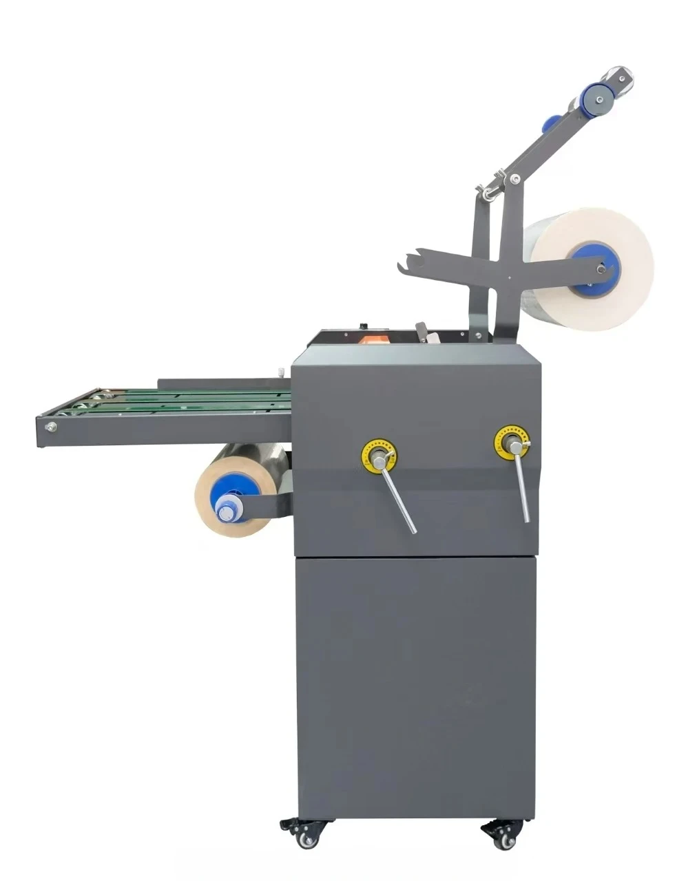 Multi-Material Lamination Including Plastics and Foils335mm Automatic Mini Size Roller Hot Laminating Machine for
