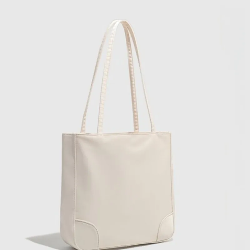 Lightweight Waterproof Oxford Cloth Shoulder Bag Double Layer Large Capacity Simple Student Commute Handbag