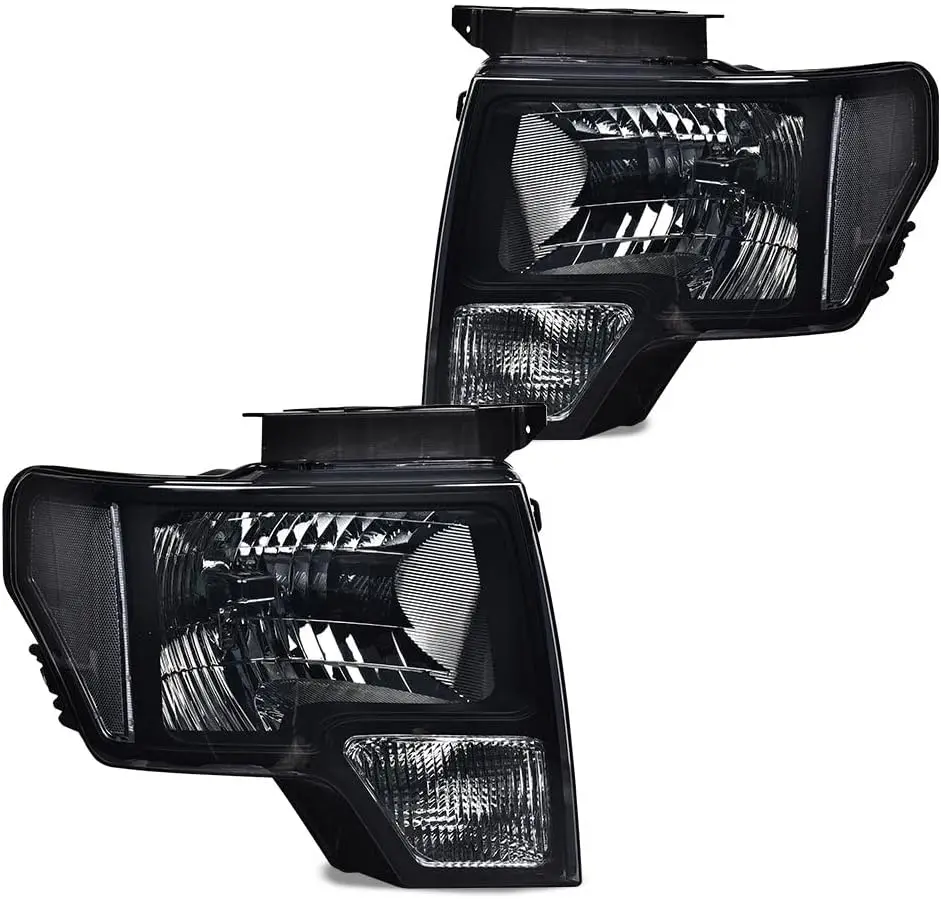 

Headlights Assembly, Compatible with 2009 2010 2011 2012 2013 F150(NOT Fit LED Style,Only Fit without LED Style) Bumper Headlamp