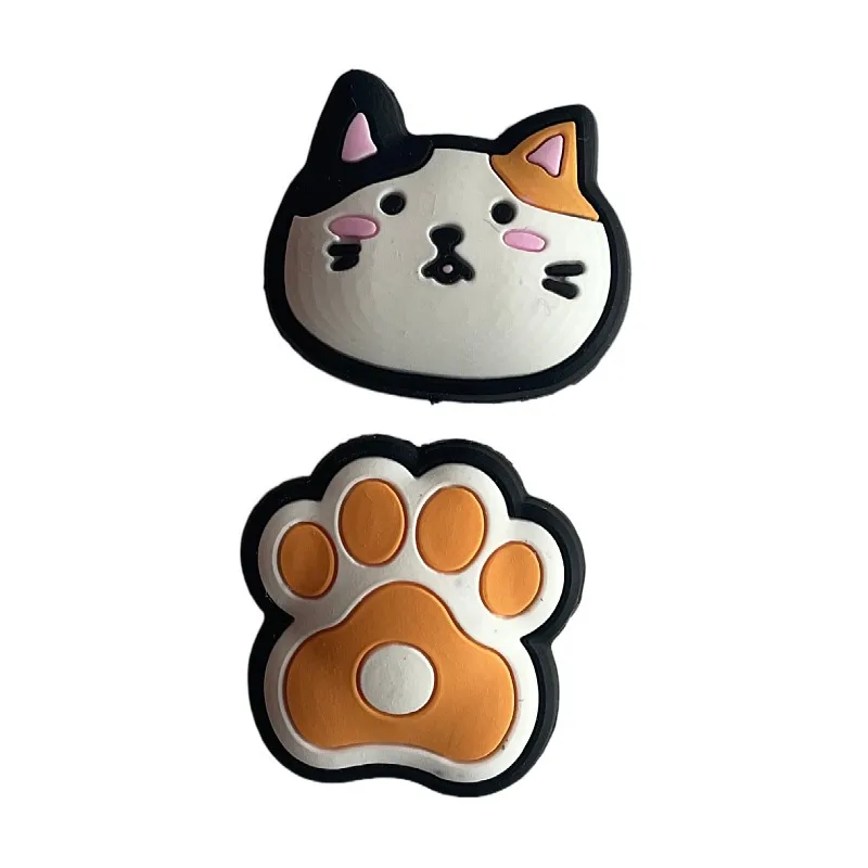 2pcs Cat Claw Racket Shock Absorber Wall Racket Shock Absorber Cartoon Silicone Tennis Dampener Vibrador Tênis Anti Vibração
