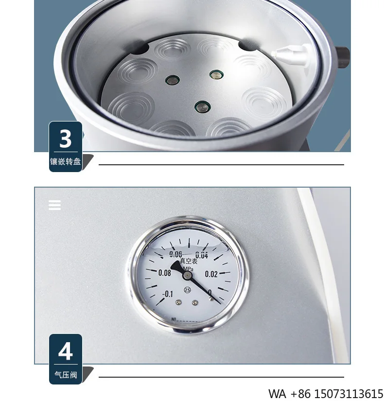 آلة الفسيفساء الباردة متعددة المحاطات W-290 - معدات المختبرات لعينات الميتالوغرافية #4