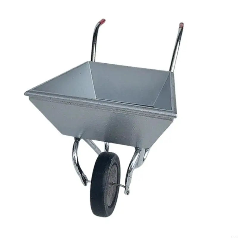

Y88D 1/12 Scale Iron Toy Cart Model For Miniature Yard Landscaping And Farm Display