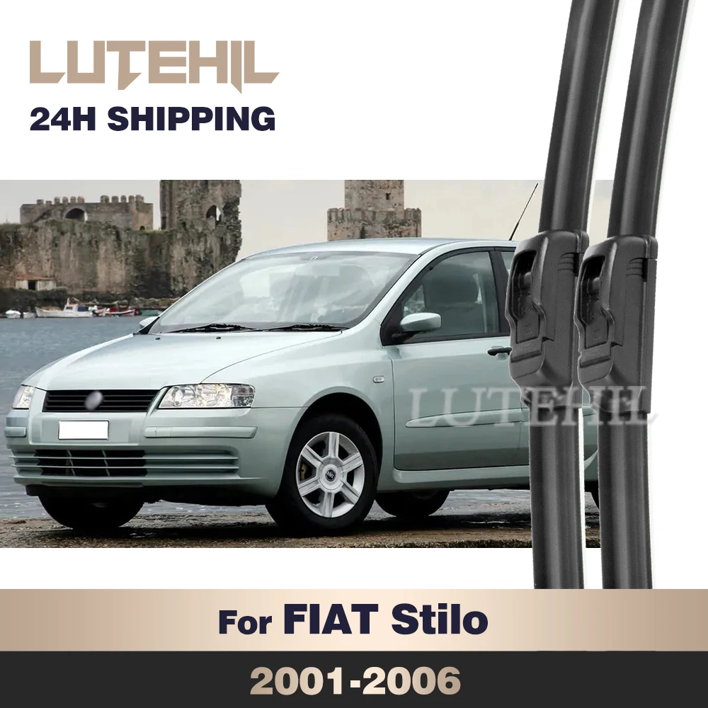 

For FIAT Stilo 2001-2006 2002 2003 2004 2005 Wiper Front Wiper Blades Windshield Windscreen Window Brush 22"+19"