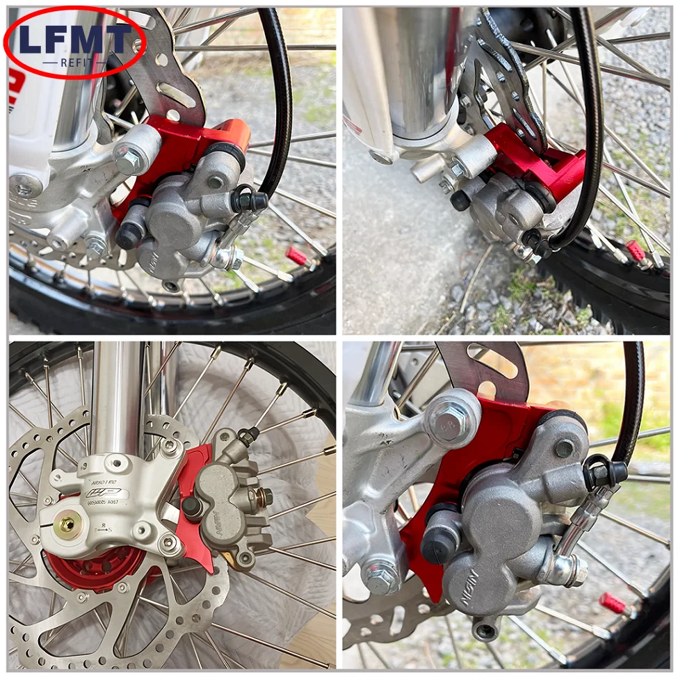 270/320MM Motorcycle CNC Brake Caliper Adapter Bracket For HONDA CR125E 250E CR125R 250R CRF125 250 CRF 250X 450X CRF250RX 450RX