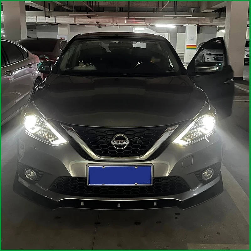 

For NISSAN SENTRA 2016-2019 Front Bumper Lip Protector Plate Cover Trim Decorative Strips Car Styling Auto Parts Accessories