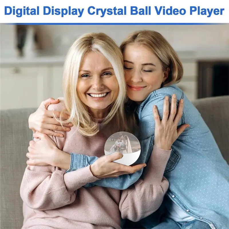 Uploadable Video Player Crystal Ball Memory Sphere For Kids Adults For Celebrations Bdays Weddings