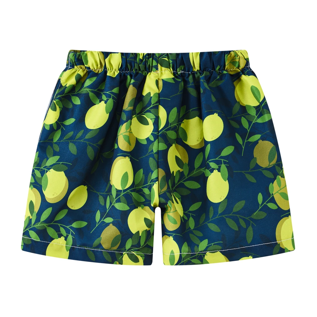 Summer 2-10 Year Old Boys and Girls Beach Vacation Ultra-Thin Shorts Fashionable Multi-Color Beach Pants