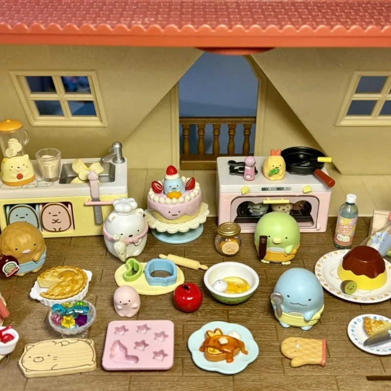 Nowa, oryginalna zabawka RE-MENT Corner Bio Delicious Bento, miniaturowa scena, zabawka w pudełku w kształcie jajka, piknikowa przekąska, kanapka, kolekcjonerska zabawka, prezent.