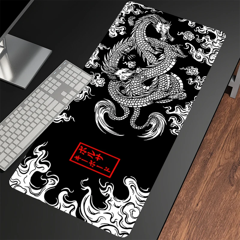 Dragon Desk Mat Gamer Mousepads 40x90cm Mouse Pad Office Desk Pads Large Mousepad Mouse Mats For Computer 