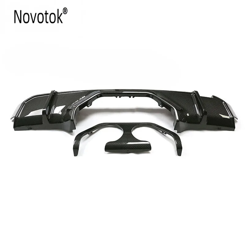 

Dry carbon fiber rear diffuser diffus lip car bumpers side small surround suitable for BMW m3 M4 G80 G82 MP style middle out