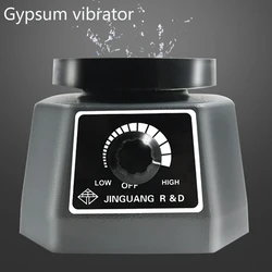 Vibratore per gesso dentale piastra rotonda piccolo gesso agitatore a intensità variabile tavolo vibrante regolabile a velocità per attrezzature Gypsm