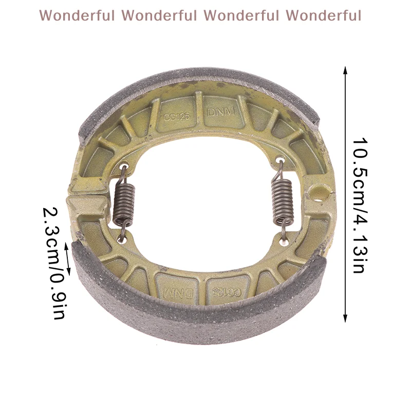 

Барабанные тормозные колодки типа 105 мм 110 для скутера, мотоцикла CG125 GY6-125, алюминиевые тормозные колодки, тормозные колодки EV