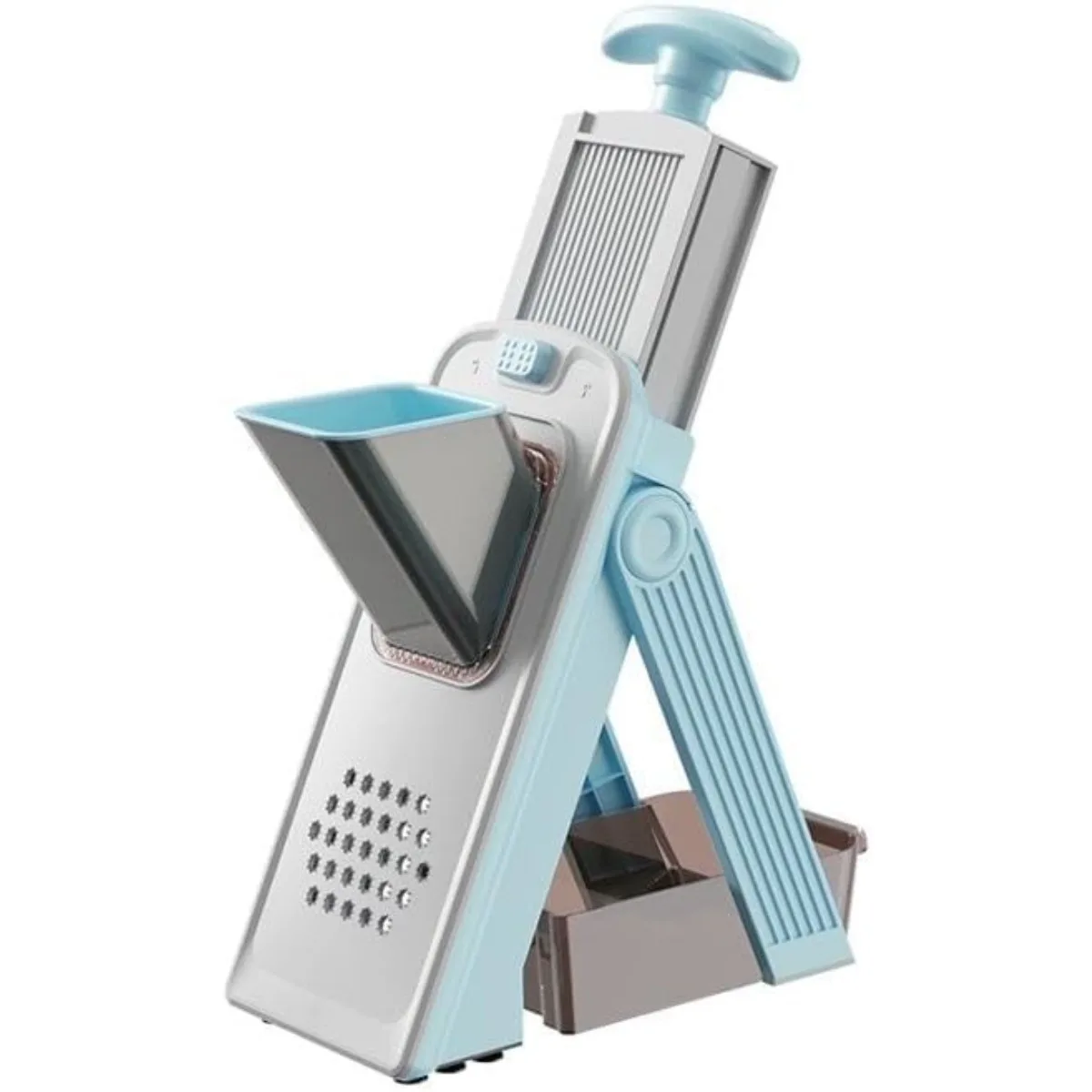 5-in-1-Gemüsehacker, Lebensmittel-Kartoffelschneider, Streifen, Julienne-Dicer, einstellbare Dicke, 0,1–8 mm, Küchenhackerei, Küchenutensilien