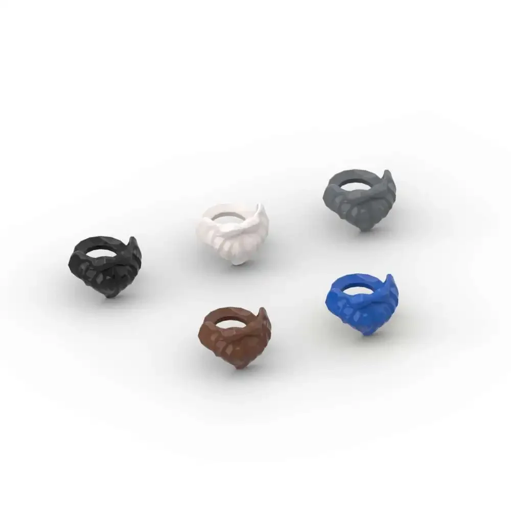 

Moc 10 Pieces 93223 Medium and Short Beard Model Building Block Set Brick Particle Educational Toy Gift for Christmas